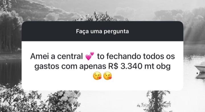 Print do depoimento de uma noiva